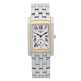 Longines Dolce Vita Gold Steel Silver Dial Quartz Ladies Watch