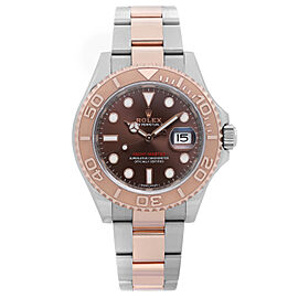 Rolex Yacht Master 40mm Steel 18K Gold Chocolate Dial Automatic Watch