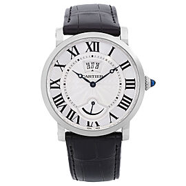 Cartier Rotonde 40mm Stainless Steel Silver Dial Automatic Men Watch