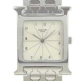 HERMES H watch Silver Stainless Steel Women Watches LXNK-128