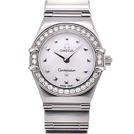 OMEGA Constellation Stainless Steel/Stainless Steel Diamond Quartz Watch