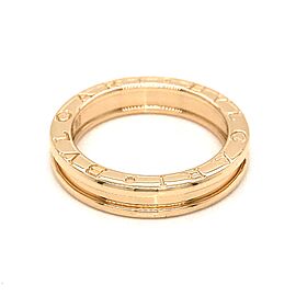 Bvlgari 18K Yellow Gold B.Zero1 One Band Ring