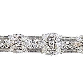 Important 25 Carat Diamond Platinum Bracelet