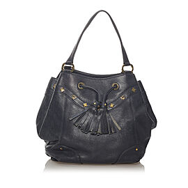 Studded Leather Tote Bag