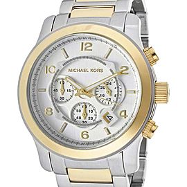 Michael Kors MK8283 Runway Silver Dial Two-Tone Bracelet Men's Watch