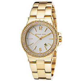 Michael Kors MK5920 Silver Dial Gold Tone Stainless 32mm Womens Watch