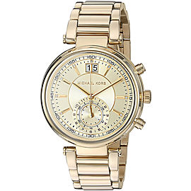 Michael Kors MK6362 Gold Tone Stainless Steel 39mm Womens Watch