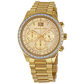 Michael Kors Brinkley MK6187 Gold Tone Stainless Steel 40mm Womens Watch