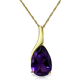 5 CTW 14K Solid Gold Anyrhing For You Amethyst Necklace