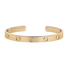 Cartier Love 18K Rose Gold Cuff Bracelet Size 16