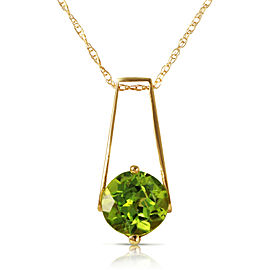 1.45 CTW 14K Solid Gold London Nights Peridot Necklace