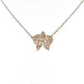 Cartier 18k Pink Gold Caresse D'orchidees Necklace LXGYMK-76