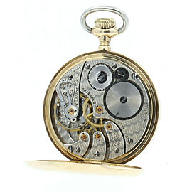 AMAZING Rockford Watch Co Solid 14K Yellow Gold 17J Pocket Watch 90.8 Grams