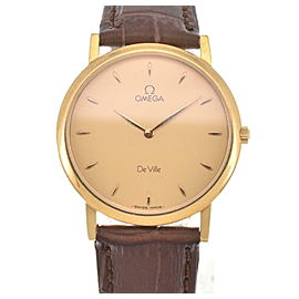 OMEGA de vill K18YG Quartz Watch LXGJHW-683