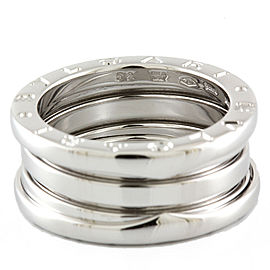 BVLGARI 18K white Gold Ring US5.