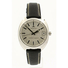 JAEGER LE COULTRE Vintage Master Quartz Stainless Steel 38mm Men's Watch