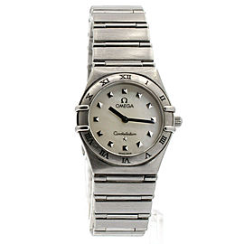 Omega Constellation My Choice White Mother of Pearl Dial Quartz Ladies Watch