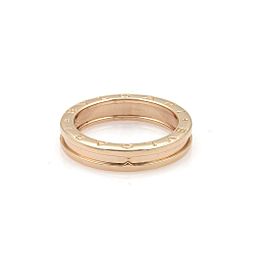 Bvlgari Bulgari B Zero-1 18k Rose Gold 5mm Wide Band Ring Size 50-US 5.5