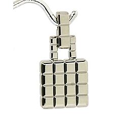 Chopard 18k White Gold Cube Design Briefcase Shape Pendant