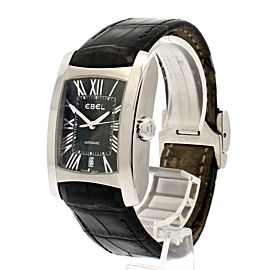 EBEL Brasilia Stainless Steel Automatic Black Dial Men's Watch