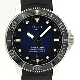 Tissot Seastar 1000 Powermatic 80 Automatic Blue Dial 43mm Watch