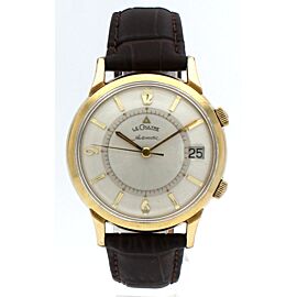 JAEGER LECOULTRE 10K Gold Filled Memovox Alarm Auto Date 38mm Watch