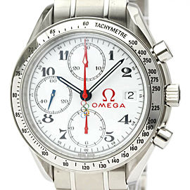 OMEGA Speedmaster Olympic Collection Steel Mens Watch 3516.20 LXGoodsLE-368