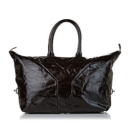 YSL Easy Y Patent Leather Tote Bag