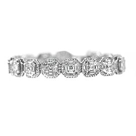 18k White Gold 14.06ct Diamond Bracelet