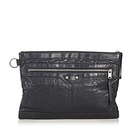 Balenciaga Motocross Classic Clip L Clutch Bag