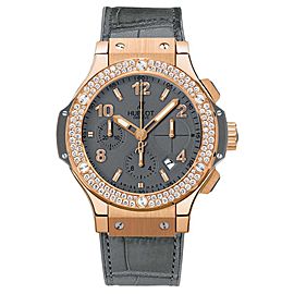 Hublot 341.PT.5010.LR.1104 Big Bang Earl Gray Gold 18K Rose Gold 41mm Mens Watch