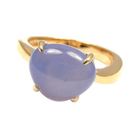 Bulgari Mediterranean Eden 18K Yellow Gold Calcedony Ring