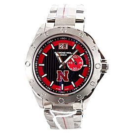 Raymond Weil 8300-ST-20041 Sport Letter N logo Men's Black and Red Dial Watch