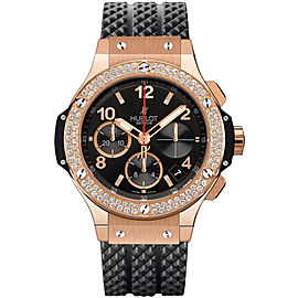 Hublot Big Bang 341.px.130.rx.114 18K Rose Gold & Diamonds Chronograph 41mm Mens Watch