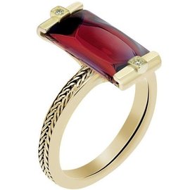 Diamond, Ruby Womens Ring