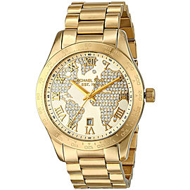 Michael Kors MK5959 Gold Tone Stainless Steel 43mm Womens Watch