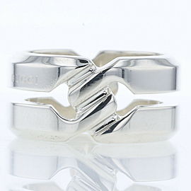 GUCCI 925 Silver Knot Ring LXGBKT-968