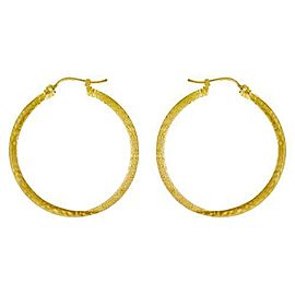 18K Yellow Gold Earrings