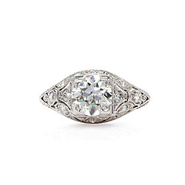 Platinum Diamond Ring Size 5.25