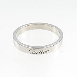 Cartier Engraved 950 Platinum Ring