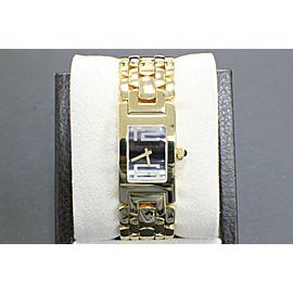 Audemars Piguet Promisse 18K Yellow Gold Ladies Blue Sapphire Cabochon Crown