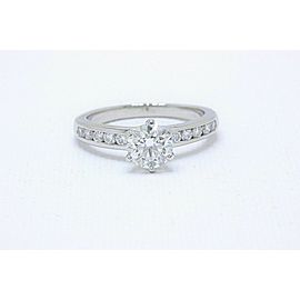 Tiffany & Co Platinum Diamond Engagement Band Ring Rounds 1.46 tcw $27000 Retail