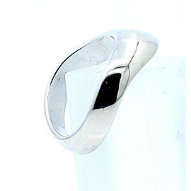 14k White Gold Free Form Ladies/Men ring Size 9