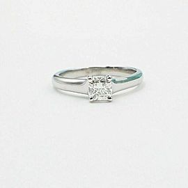 Tiffany & Co Lucida Platinum Diamond Engagement Ring 0.48 CTS I VVS1