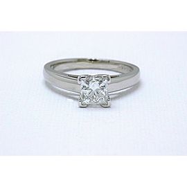 Leo Diamond Engagement Ring Princess 0.95 ct H SI1 14k White Gold $8,999 Retail