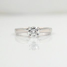 Celebration Diamond Engagement Ring Round 0.97 cts D SI2 18k White Gold $13,000