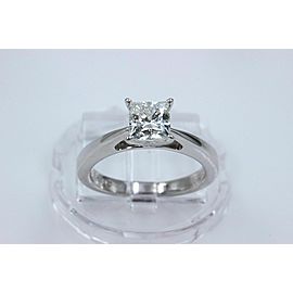 Celebration Princess Diamond Engagement Ring 1.09 cts H SI1 18k White Gold $8000