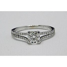 Hearts on Fire Diamond Engagement Ring Round 1.50 ct 14K White Gold $9000 Retail