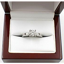 Celebration Diamond Engagement Ring Round 0.98 cts 14k White Gold