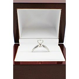 Brilliant Star Round Diamond Engagement Ring 1.05 ct 14k White Gold $8000 Retail